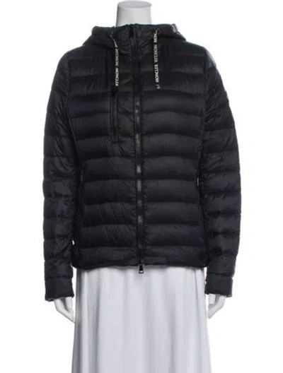 Pre-owned Moncler Nylon Down Jacket In Black
