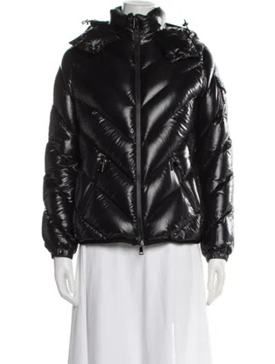 Pre-owned Moncler Nylon Down Jacket In Black