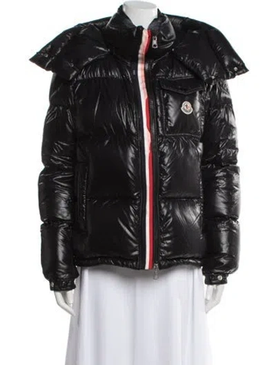 Pre-owned Moncler Nylon Down Jacket In Black