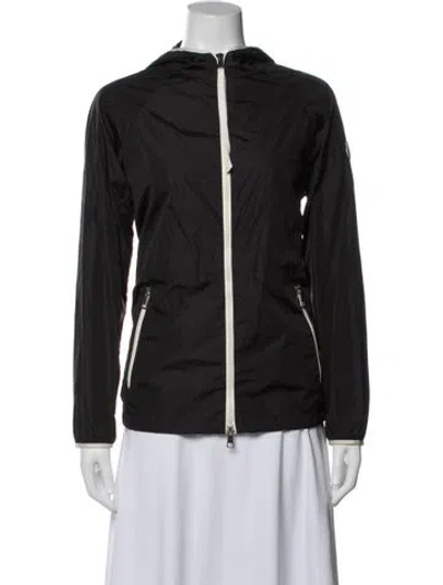Pre-owned Moncler Nylon Down Jacket In Black