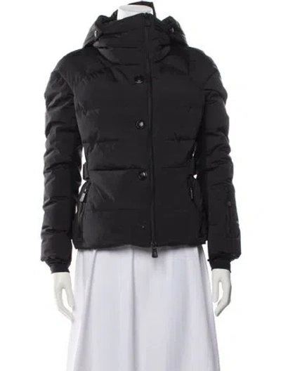Pre-owned Moncler Nylon Down Jacket In Black