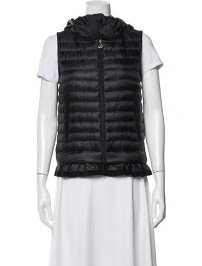 Pre-owned Moncler Nylon Down Jacket In Black
