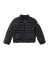 Moncler Lans Nylon Down Jacket In Black
