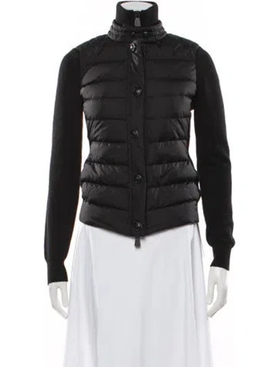 Pre-owned Moncler Nylon Down Jacket In Black