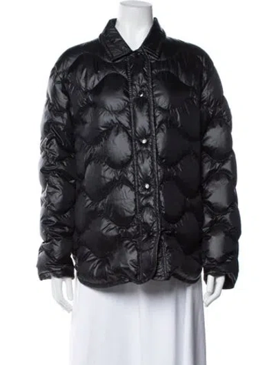 Pre-owned Moncler Nylon Down Jacket In Black