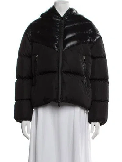 Pre-owned Moncler Nylon Down Jacket In Black