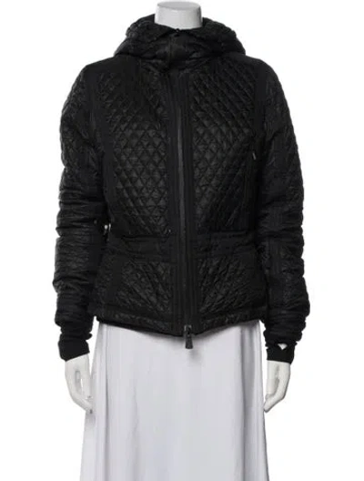 Pre-owned Moncler Nylon Down Jacket In Black