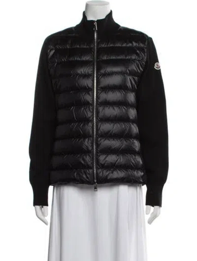 Pre-owned Moncler Nylon Down Jacket In Black