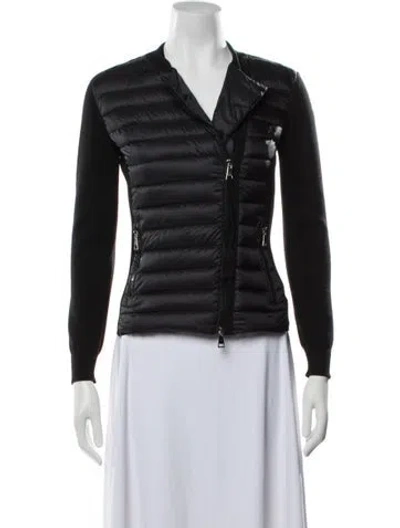 Pre-owned Moncler Nylon Down Jacket In Black