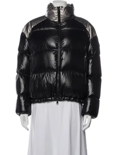 Pre-owned Moncler Nylon Down Jacket In Black