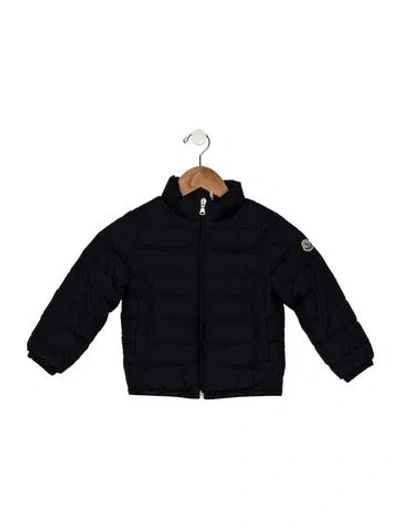 Pre-owned Moncler Babies' Nylon Down Jacket In Black