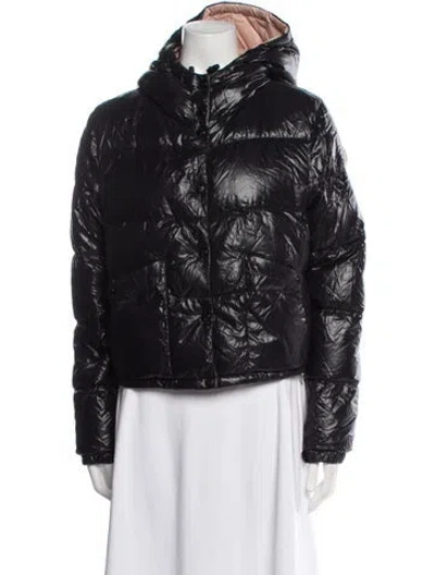 Pre-owned Moncler Nylon Down Jacket In Blue