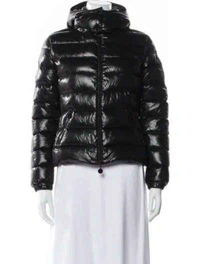 Pre-owned Moncler Nylon Down Jacket In Blue