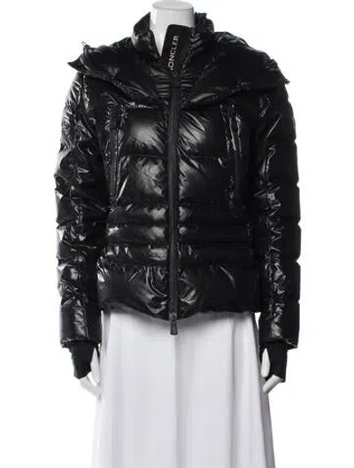 Pre-owned Moncler Nylon Down Jacket In Blue