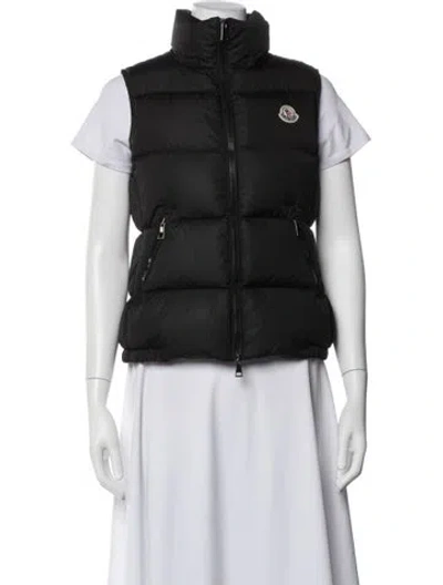 Pre-owned Moncler Nylon Down Jacket In Blue
