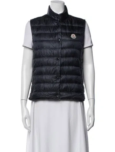 Pre-owned Moncler Nylon Down Jacket In Blue