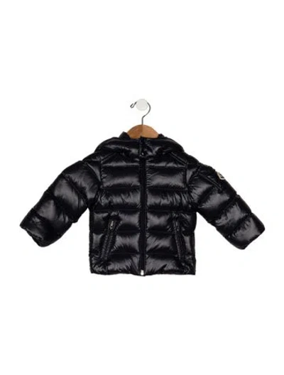 Pre-owned Moncler Babies' Nylon Down Jacket In Blue
