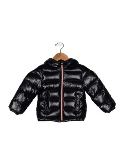 Pre-owned Moncler Babies' Nylon Down Jacket In Blue