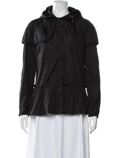 Pre-owned Moncler Nylon Down Jacket In Gray