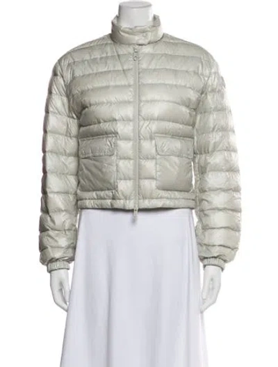 Pre-owned Moncler Nylon Down Jacket In Neutral