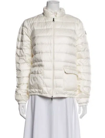 Pre-owned Moncler Nylon Down Jacket In Neutral