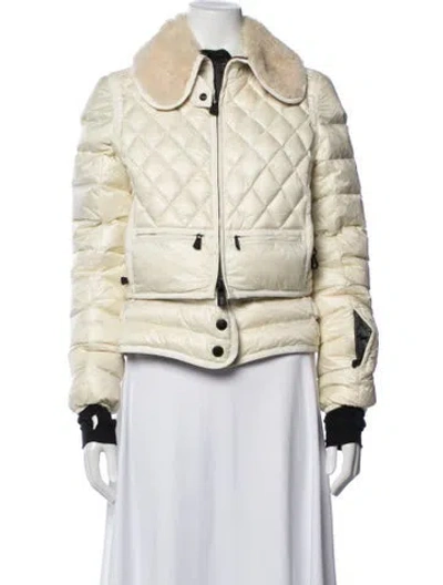 Pre-owned Moncler Nylon Down Jacket In Neutral