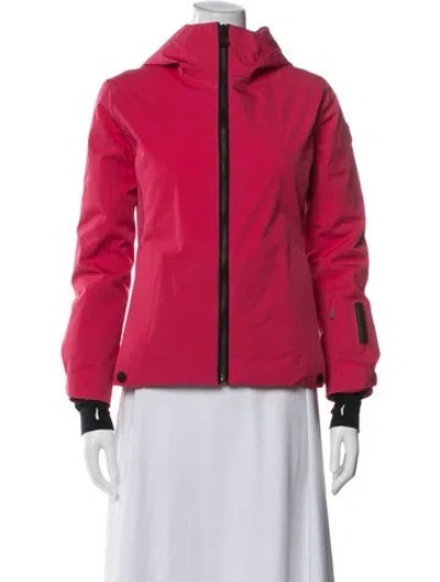 Pre-owned Moncler Nylon Down Jacket In Pink