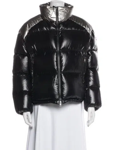Pre-owned Moncler Nylon Down Jacket W/ Tags In Black