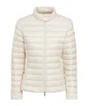 Moncler Nylon Down Jacket In White