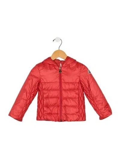 Pre-owned Moncler Babies' Nylon Down Jacket W/tags In Pink