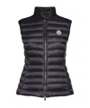 Moncler Nylon Down Vest In Blue
