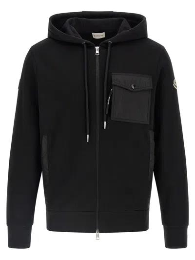 MONCLER MONCLER NYLON INSERT HOODIE