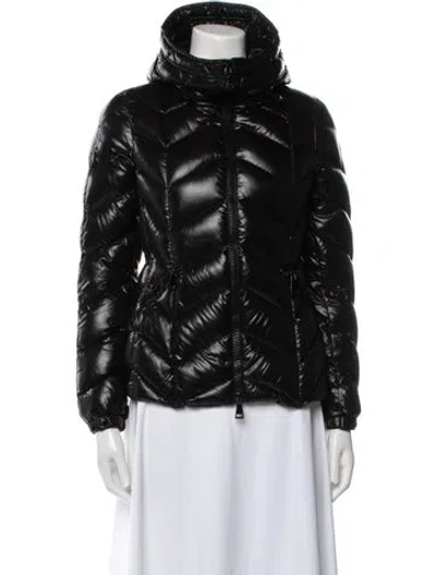 Pre-owned Moncler Nylon Jacket In Black