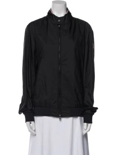 Pre-owned Moncler Nylon Jacket In Black