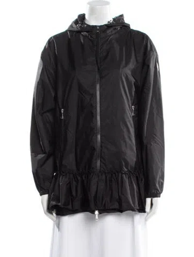 Pre-owned Moncler Nylon Jacket In Black