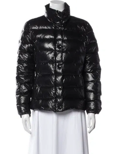 Pre-owned Moncler Nylon Jacket In Black