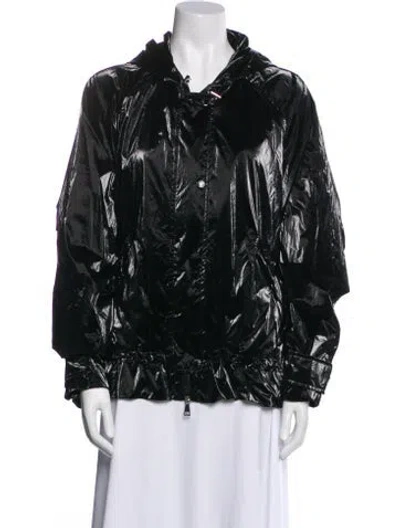 Pre-owned Moncler Nylon Jacket In Black