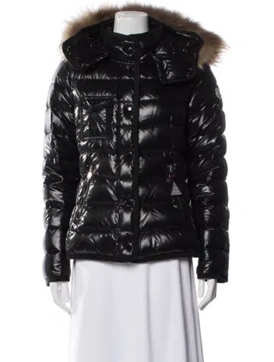 Pre-owned Moncler Nylon Jacket In Black