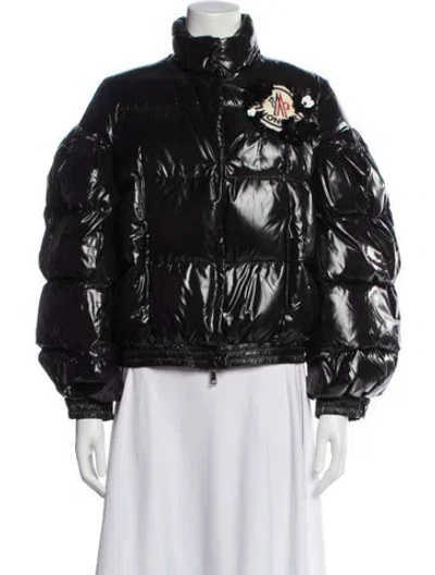 Pre-owned Moncler Nylon Jacket In Black