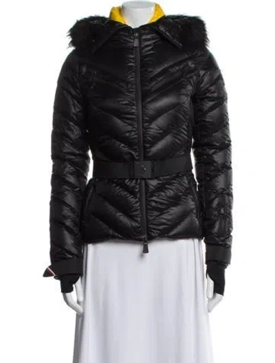 Pre-owned Moncler Nylon Jacket In Black