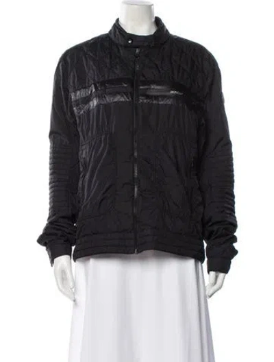 Pre-owned Moncler Nylon Jacket In Black