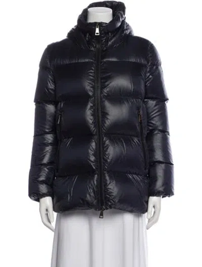 Pre-owned Moncler Nylon Jacket In Blue