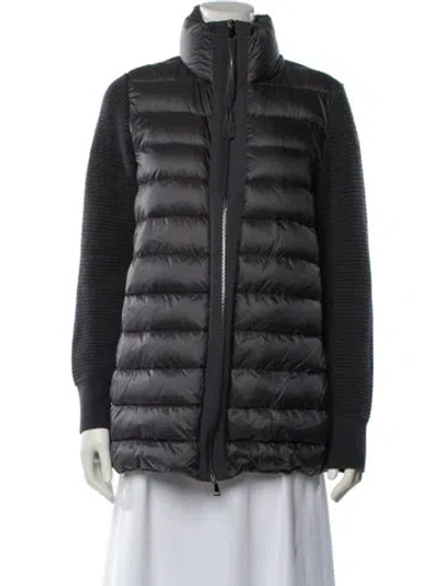 Pre-owned Moncler Nylon Jacket In Gray
