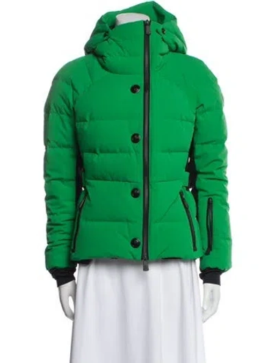 Pre-owned Moncler Nylon Jacket In Green