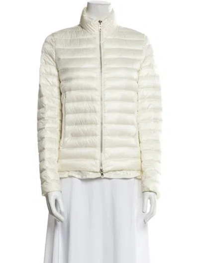 Pre-owned Moncler Nylon Jacket In Neutral