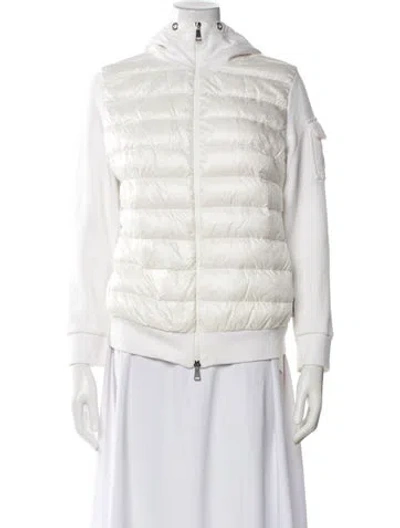 Pre-owned Moncler Nylon Jacket In Neutral