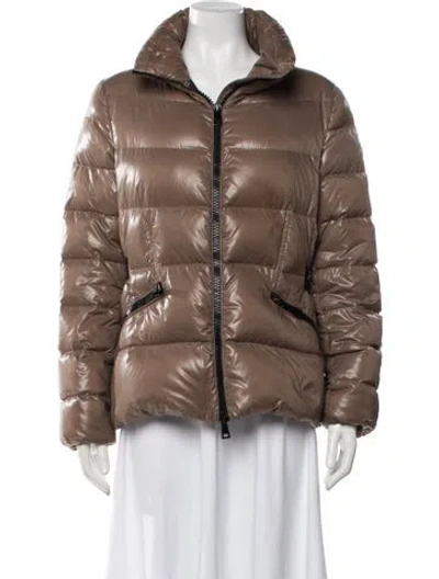 Pre-owned Moncler Nylon Jacket In Neutral
