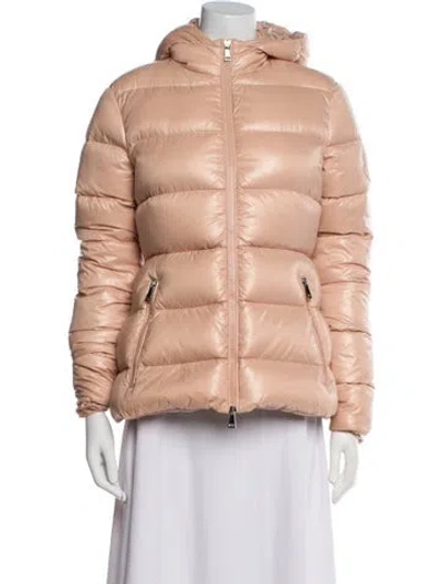 Pre-owned Moncler Nylon Jacket In Pink