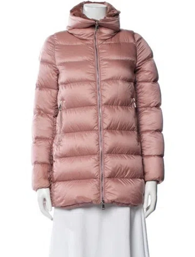 Pre-owned Moncler Nylon Jacket In Pink