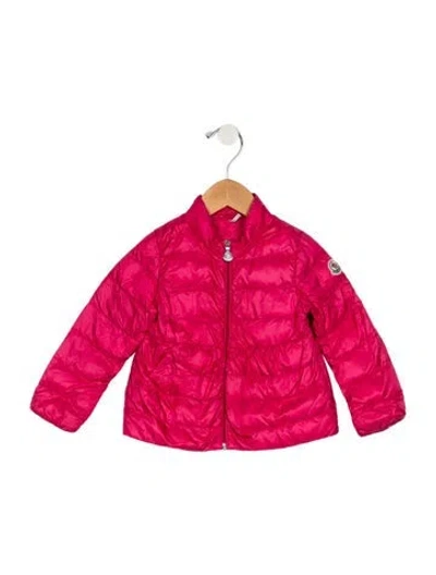 Pre-owned Moncler Babies' Nylon Jacket In Pink